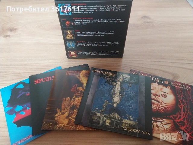 Оригинални CD дискове Max Cavalera - Sepultura 1987-1996 box set 5 броя, снимка 8 - CD дискове - 54893354