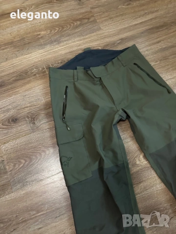 Висок клас мъжки панталони Norrona Dovre Pro Shell Gore-Tex 30.000мм Hunting Green Pants , 52/L разм, снимка 4 - Спортни дрехи, екипи - 54632870