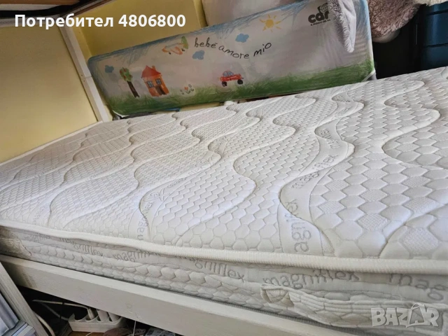 Двуетажно легло с матрак, снимка 5 - Спални и легла - 54326016