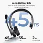 Nuroum HP31S (3rd Gen) Bluetooth слушалка с микрофон, USB донгъл, зарядна база, Noise Cancelling, снимка 7