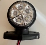 КОМПЛЕКТ LED габарит рогче 24V червено/бяло за камион, бус, ремарке, снимка 4