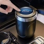 Стилен пепелник за автомобил FORD с LED осветление и капак, снимка 1