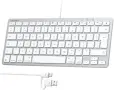 Нова TECKNET жична клавиатура за лаптоп Mac USB-C USB-A тиха компактна ергономична, снимка 1