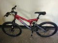 Велосипед Raleigh 26гуми "М",алуминиево планинско колело,дискови.Shimano, снимка 4