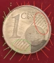 Германска монета от 1Евро цент със буквата (F) 2002г., снимка 2