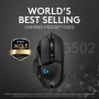 Gaming mouse Logitech G502 Hero геймърска мишка 25600 DPI с кабел , Black чисто нова в кутия, снимка 1