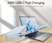 Кабел USB-TYPE C прибиращ се,240W fast charging,за всички модели смартфони , снимка 5