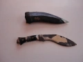 Стар нож кукри рог с кания , снимка 5
