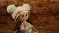 Текстилна кукла с височина 28 см Криси, снимка 1