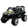 Детско електрическо бъги 4×4 с дистанционно, LED, USB и MP3 – 4 мотора, зелено, снимка 1