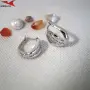Обеци с платинено покритие 211212, снимка 3