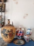 Керамични, порцеланови вази, свещник ръчна изработка. , снимка 1