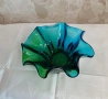 Купа/фруктиера от цветно арт стълло Мурано/ Мurano Art Glass. , снимка 4