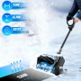 Акумулаторен снегорин Уред за почистване на сняг съвместим с Makita, снимка 1