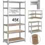 Професионален метален стелаж HÖGLER 222x110x50 см – 6 Рафта, до 1050 кг, снимка 1