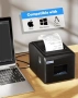 Термален принтер 80мм V330M Auto Cut LAN USB, снимка 3