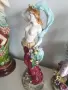Meissen фигура 36см-1,4кг/еротика/Майсен порцеланова статуетка на момиче с цветя и шал, снимка 2
