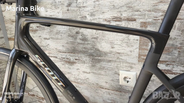 DEMO карбонов шосеен велосипед Scott Addict RC30 Disc Shimano 105 Di2 Syncros Capital| L, снимка 15 - Велосипеди - 54226873