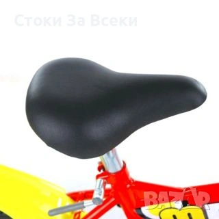 Детски велосипед с кош и помощни колела различни размери - син или червен, снимка 12 - Детски велосипеди, триколки и коли - 55108854