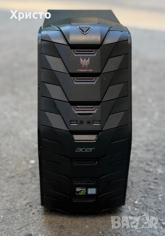 Гейминг компютър Acer Predator G3-710, i7-6700, GTX 950, 8GB RAM, SSD 120GB + HDD 1TB , снимка 2 - Геймърски - 54976343