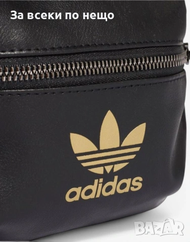 ADIDAS Originals Mini Pu Backpack Black Черна Раница Код P2369, снимка 3 - Раници - 54403907