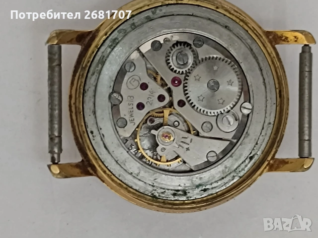 позлатен руски часовник Восток , снимка 4 - Мъжки - 54282702