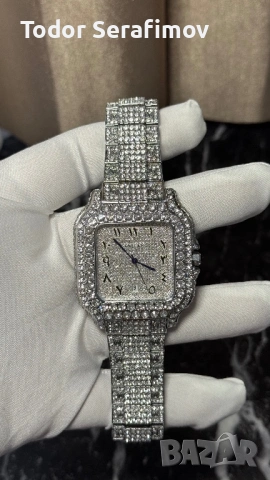 Диамантен часовник Cartier Мъжки