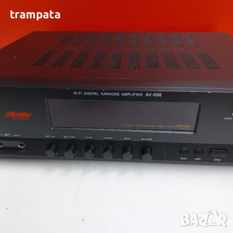 НАЙ ДОБРАТА ОФЕРТА Усилвател / Кариоки McVoice AV-698, снимка 3 - Ресийвъри, усилватели, смесителни пултове - 54606982