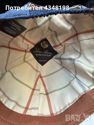 Шапка с козирка Loro Piana, снимка 2 - Шапки, шалове и ръкавици - 53988154