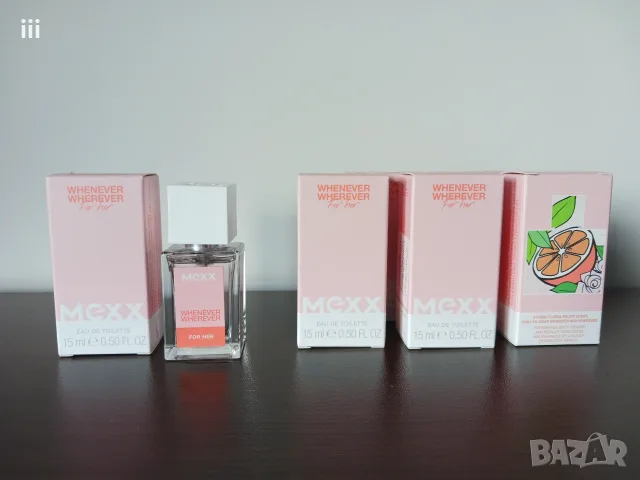 Нови дамски парфюми Mexx Whenever Wherever 15ml, снимка 2 - Дамски парфюми - 55589335