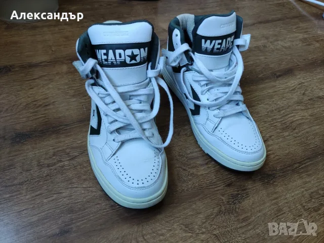 Converse Weapon, естествена кожа, EUR 42 номер, снимка 3 - Маратонки - 55681680