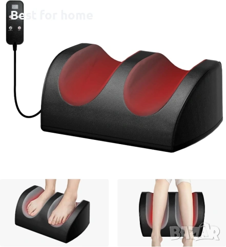 Масажор за крака LINGTENG с топлина и масаж на краката, електрически масажор за крака , снимка 7 - Масажори - 54158470