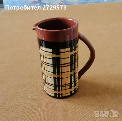 Стара Керамична Халба - Чаша Керамика - Кана , снимка 2 - Антикварни и старинни предмети - 55622397