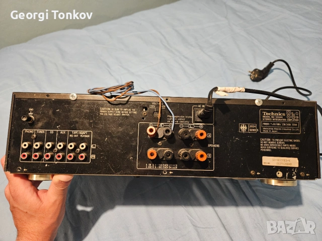 Домашен усилвател TECHNICS SU-VZ220, снимка 4 - Ресийвъри, усилватели, смесителни пултове - 54858435
