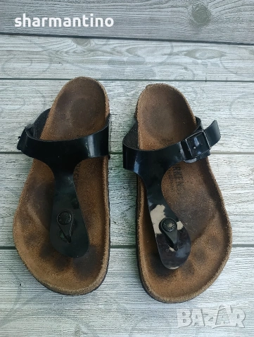 Birkenstock N 35 Germany кожени чехли, снимка 2 - Чехли - 54970678