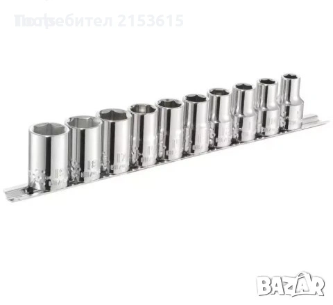 BRITOOL EXPERT FACOM 1/2 10броя къси Шестостенни вложки камъни 9, 10, 11, 12, 13, 14, 15, 