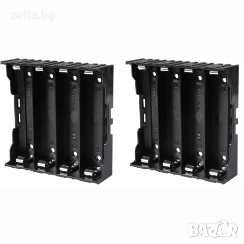 Комплект от 2 броя държачи за 18650 батерии – 4 слота, 3.7V, за серийно/паралелно свързване 10487, снимка 6 - Друга електроника - 54706401