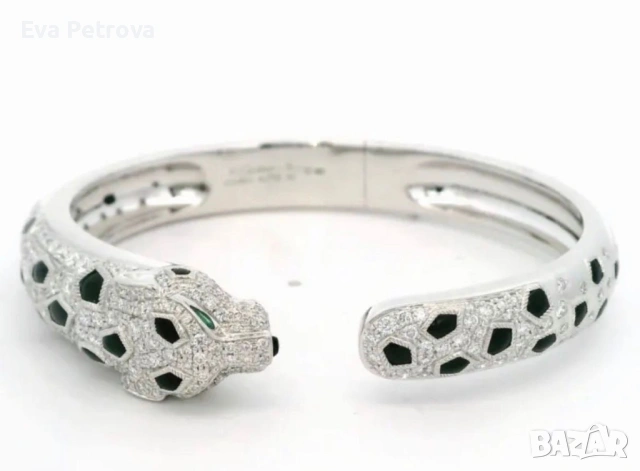 Дамска гривна Cartier Panthere , снимка 6 - Гривни - 54607387