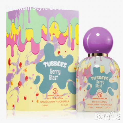 Детски парфюм Tubbees Berry Blast 50 мл – сладък гурме аромат с горски плодове и ванилия, снимка 3 - Дамски парфюми - 54122890