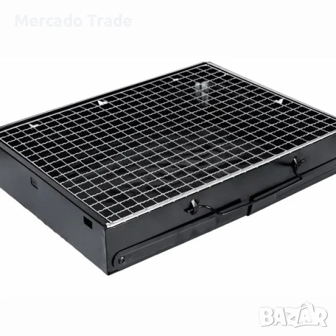 Настолна преносима сгъваема скара за къмпинг Mercado Trade, Черен, снимка 3 - Къмпинг мебели - 55011771