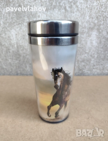 Термочаша LANCASTER - 470 мл, 18 см височа и 8,1 см ширина 