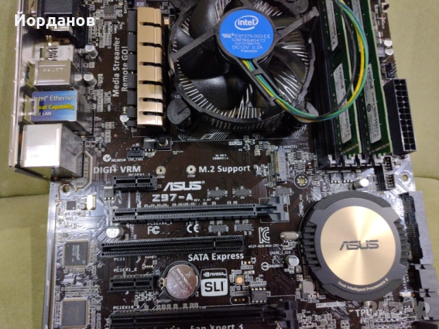 комплект Asus Z97-A + i7 4790 + 16gb.ram , снимка 3 - Дънни платки - 54313619