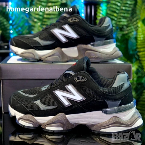 Маратонки New Balance 9060 черно сиво дамски 36 37 chunky sole, снимка 3 - Маратонки - 54402608