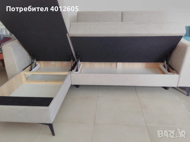 Нов диван ъглов с дамаска, снимка 2 - Дивани и мека мебел - 54189832