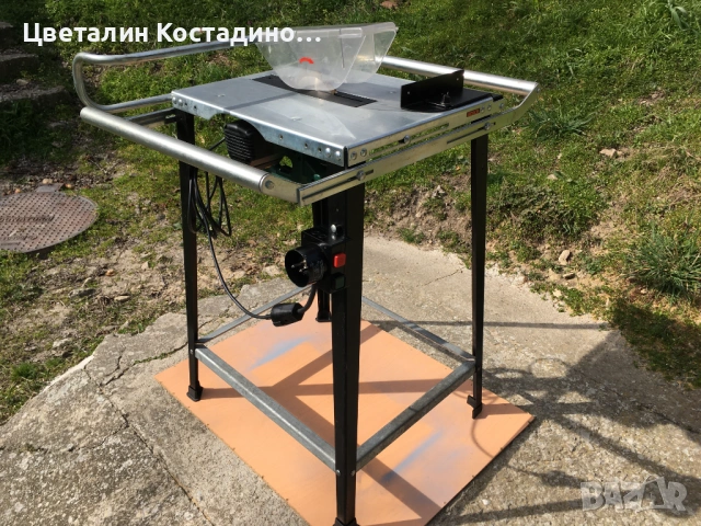 настолен циркуляр Bosch, със стойка Bosch, снимка 7 - Триони и циркуляри - 53986611