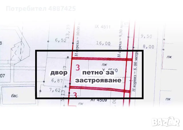 ПРОДАВА ПАРЦЕЛ В ЦЕНТЪРА НА ШУМЕН – ОТ СОБСТВЕНИК, снимка 9 - Парцели - 55306948
