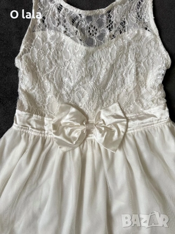 Бяла официална рокля, снимка 2 - Рокли - 54192818