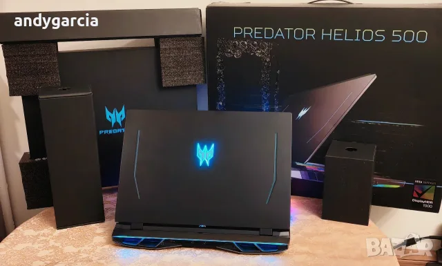 17.3 4K UHD Mini LED 1000nits/NVidia RTX 3080 16GB/Core i9-11980HK/16GB RAM/512GB SSD/Predator 500, снимка 13 - Лаптопи за игри - 55644852