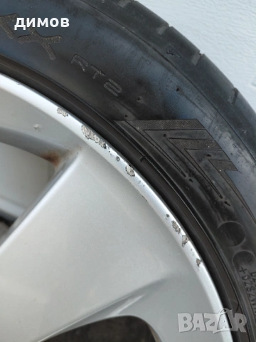 Оригинални ляти джанти 17-ки с летни гуми , снимка 9 - Гуми и джанти - 54090265