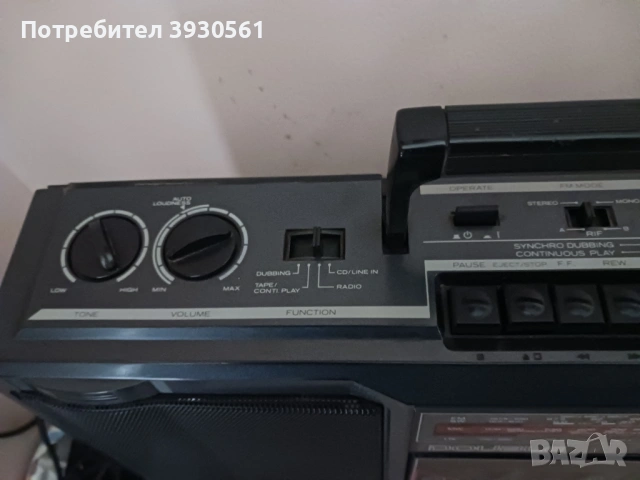 Радиокасетофон hitachi TRK-W27E, снимка 4 - Радиокасетофони, транзистори - 54389645